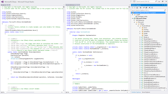 Modified Visual Studio Community 2013 Web Development (Code Only) settings
